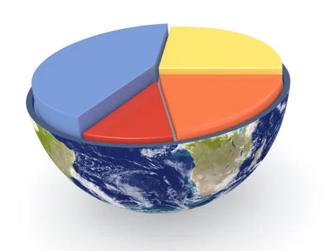 Pie chart Illustrazione stock