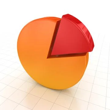 Pie chart Illustrazione stock