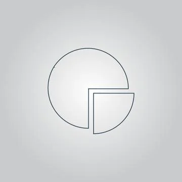 Pie chart Stock Illustration