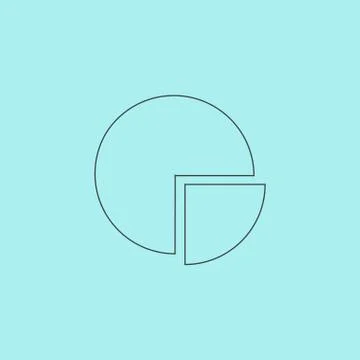 Pie chart Stock Illustration