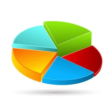 Pie chart Stock Illustration