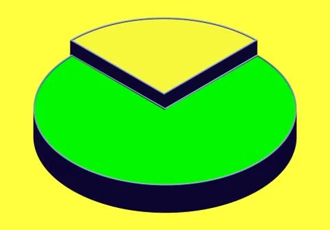 Pie Chart Stock Illustration