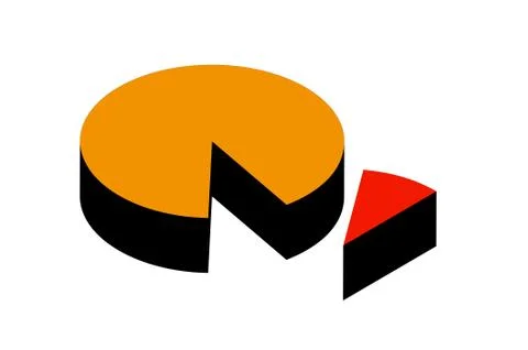 Pie Chart Stock Illustration