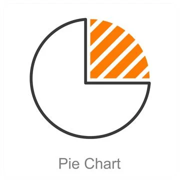 Pie chart Stock Illustration