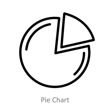 Pie Chart Stock Illustration