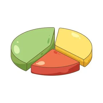 Pie chart Stock Illustration