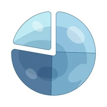 Pie chart Stock Illustration