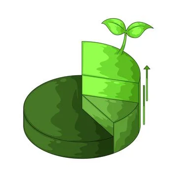 Pie Chart illustration Stock Illustration