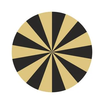 Pie chart illustration vector circle chart template. Stock Illustration