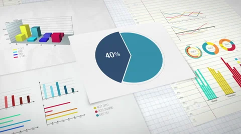 Pie Chart Graphic Stock Footage ~ Royalty Free Stock Videos | Pond5