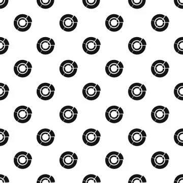 Pie chart for infographic pattern vector Illustrazione stock