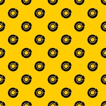 Pie chart for infographic pattern vector 스톡 일러스트