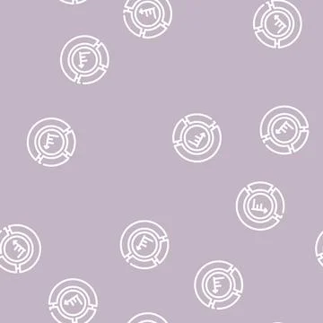 Pie chart line icon vector black illustration Stock Illustration