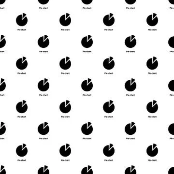 Pie chart pattern vector seamless 스톡 일러스트