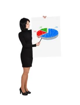 Pie chart Foto stock