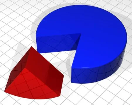 Pie chart slice Stock Illustration