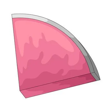 Pie chart slice illustration Stock Illustration