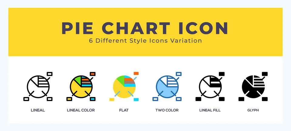 Pie chart symbol. vector icon symbol. logo illustration. vector graphics Stock Illustration