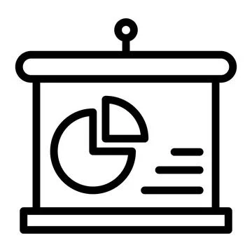 Pie chart Vector Icon Design Illustration Stock Illustration