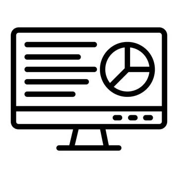 Pie chart Vector Icon Design Illustration Illustrazione stock