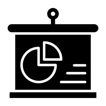 Pie chart Vector Icon Design Illustration Stock Illustration