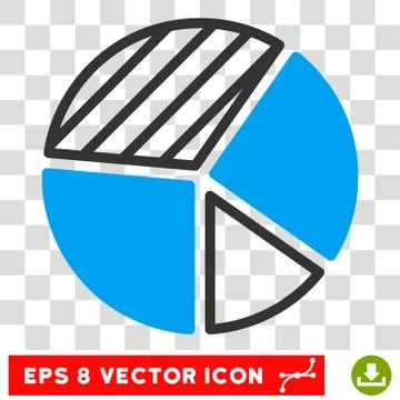 Pie Chart Vector Icon Stock Illustration