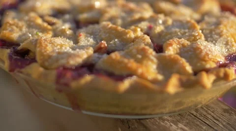 Pie Close Up, Handheld Stock Footage 68661837