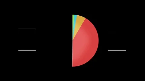Pie Graph Animation Pack - Four Generic ... | Stock Video | Pond5