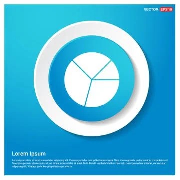 Pie graph icon Illustrazione stock