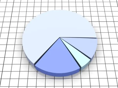 Pie graph. Stock Illustration
