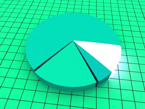 Pie graph.. Stock Illustration