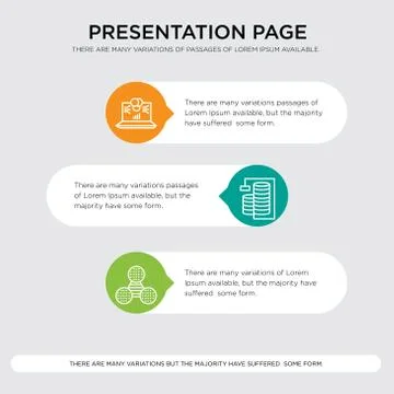 Pie graphic comparison, Database Analysis, Laptop data analytics on screen wi Stock Illustration