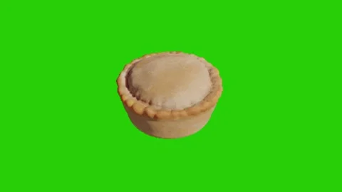 Pie on green screen background 库存影片 333561188