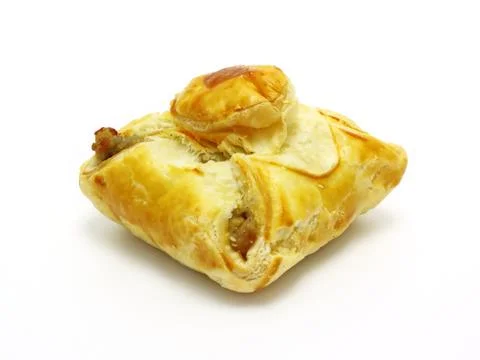 Pie isolate on white background Stock Photos