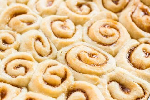 Pie with jam in the form of rolls Foto stock