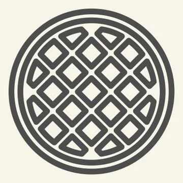 Pie line icon. Pastry vector illustration isolated on white. Homemade cake 스톡 일러스트