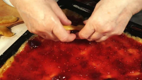 THe Pie making Stock-Footage 93161764