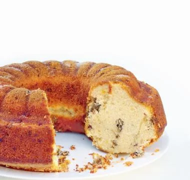 Pie with nuts Foto stock