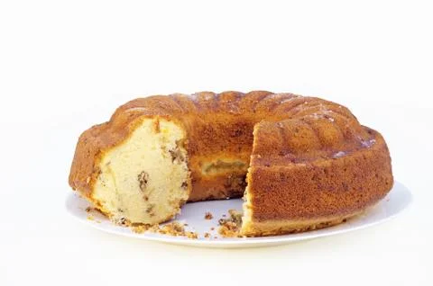 Pie with nuts Foto stock