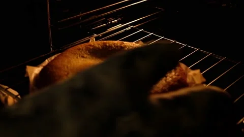 A pie out of the oven Stock Footage 137310183