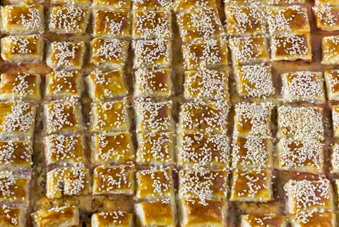 Pie puff pastry Stock Photos