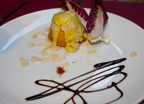 Pie pumpkin curry Foto stock