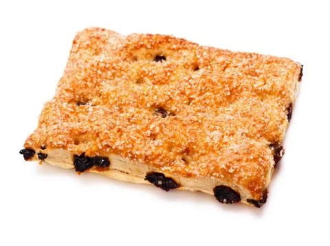 Pie with raisins Stock Photos