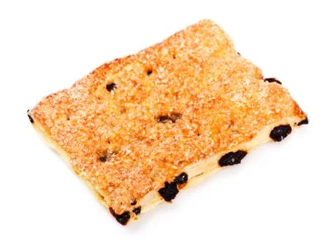 Pie with raisins Stock Photos