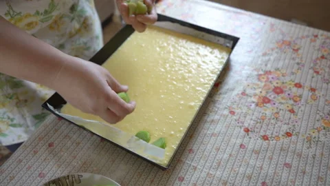 Pie with Rheum Stock Footage 131526190