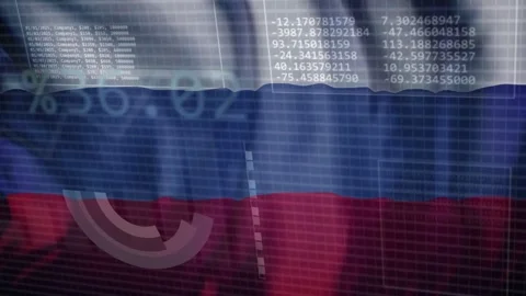 Pie slice appearing, HUD panels collecting and analysing data, showing metrics Stock Footage 335739720