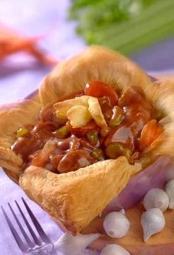 Pie with Turkey Stock Photos