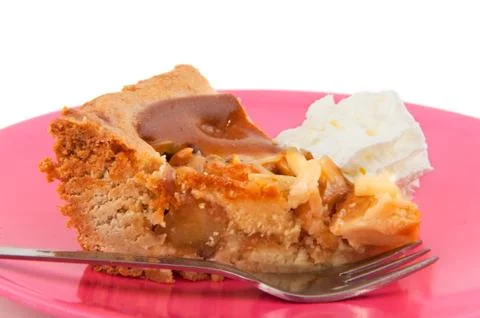 Piece of apple pie Foto stock