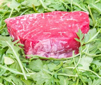 Piece of beef fillet Stock Photos