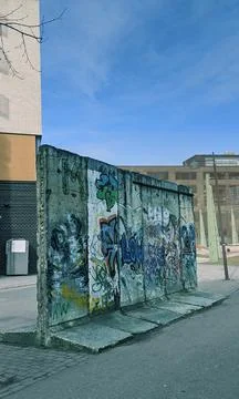 A piece of the Berlin Wall Foto stock
